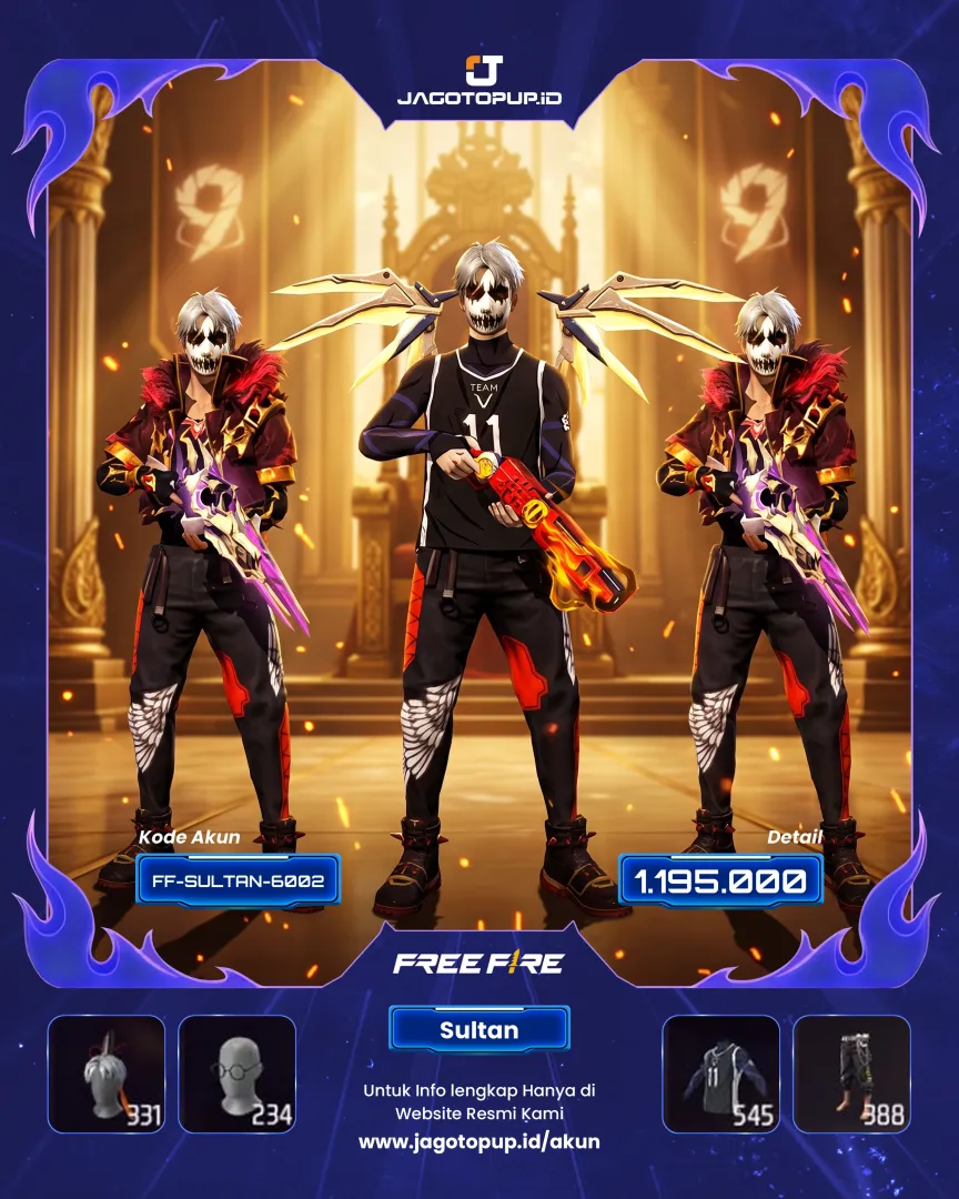 AKUN FF SULTAN OPM MURAH
