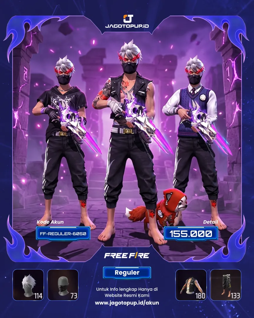 AKUN FF SG EVO MAX BUNDLE GENJI