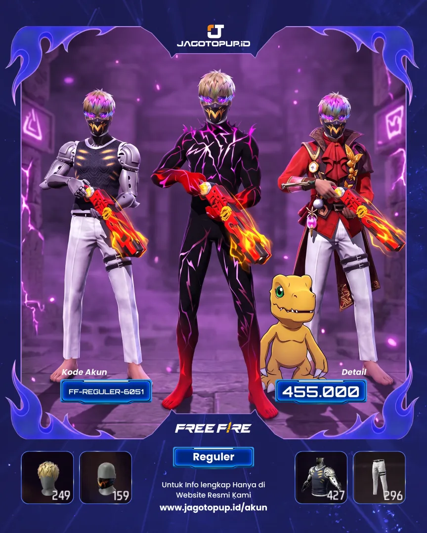 AKUN FF SG OPM FT SG LUMUT VAULT BANYAK