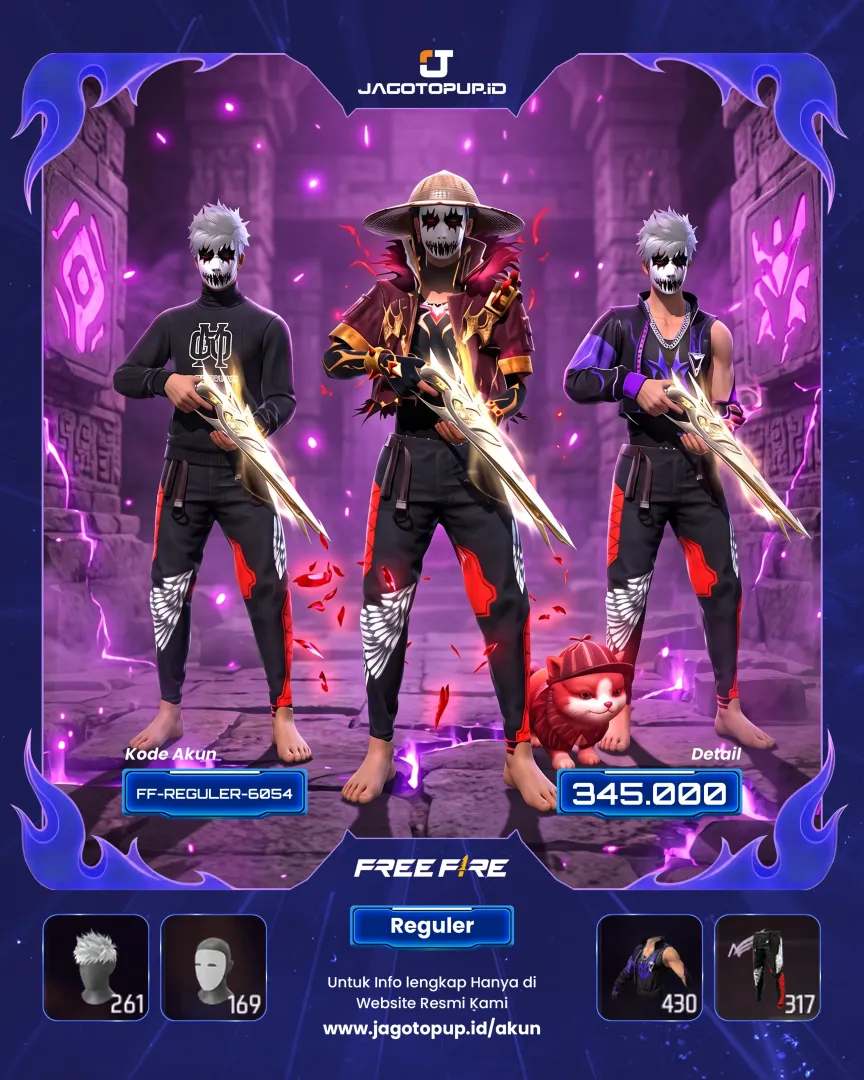 AKUN FF PARADOX VAULT GANTENG JIBUN EVO OTW MAX 4