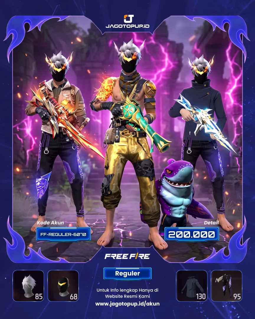 AKUN FF OTW MAX 2 MIGUMI RAMBUT KAKASI