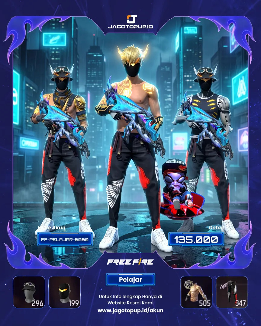 AKUN FF VAULT 500 AK47 OTW MAX GENOS