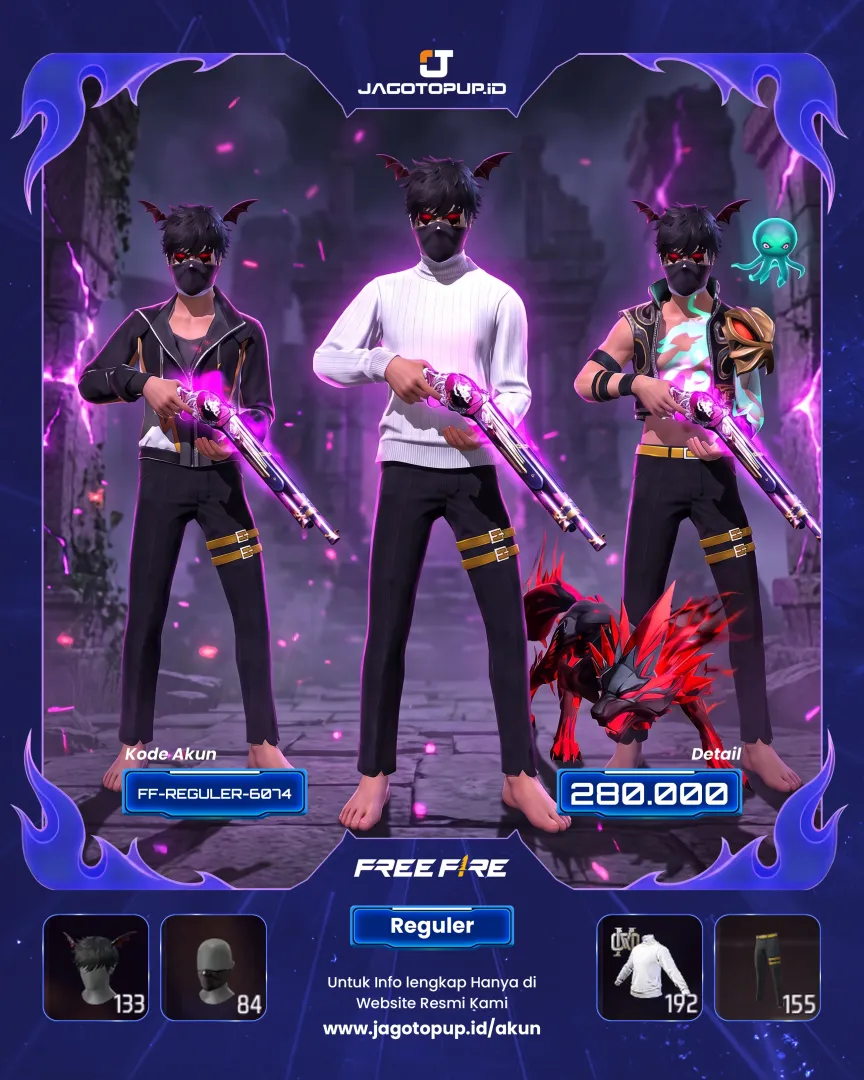 AKUN FF SG REPPER EVO MAX PRIME 5