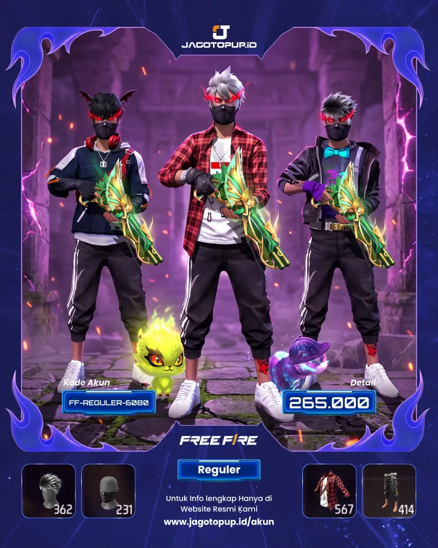 AKUN FF VAULT COWO GANTENG CEWE CAKEP SG 3 RASA