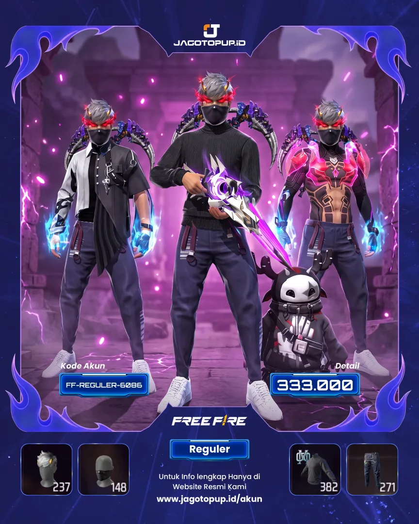 AKUN FF OTW MAX 3 VAULT COWO CEWEK CAKEP POLL!