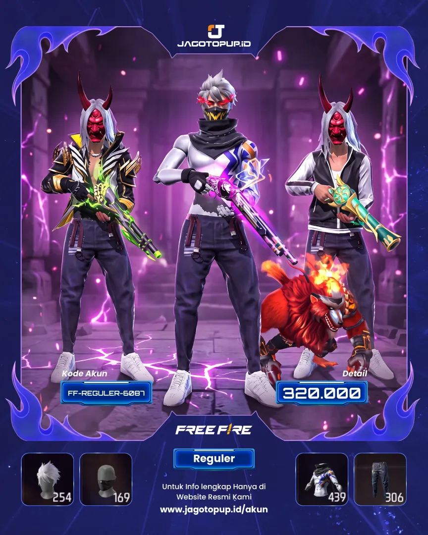 AKUN FF SG REPPER VAULT JIBUN DAN BANYAK SG LAIN!