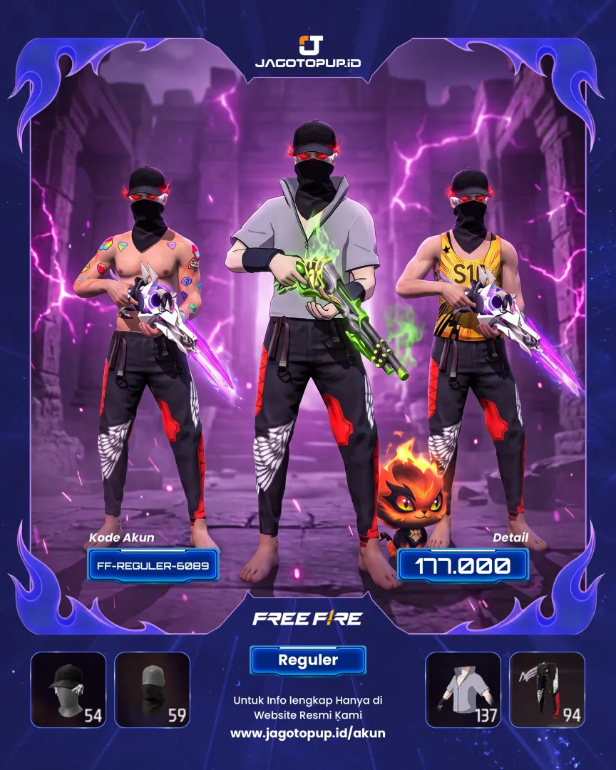 AKUN FF EVO OTW MAX 2 SG 2 RASA SASUKE