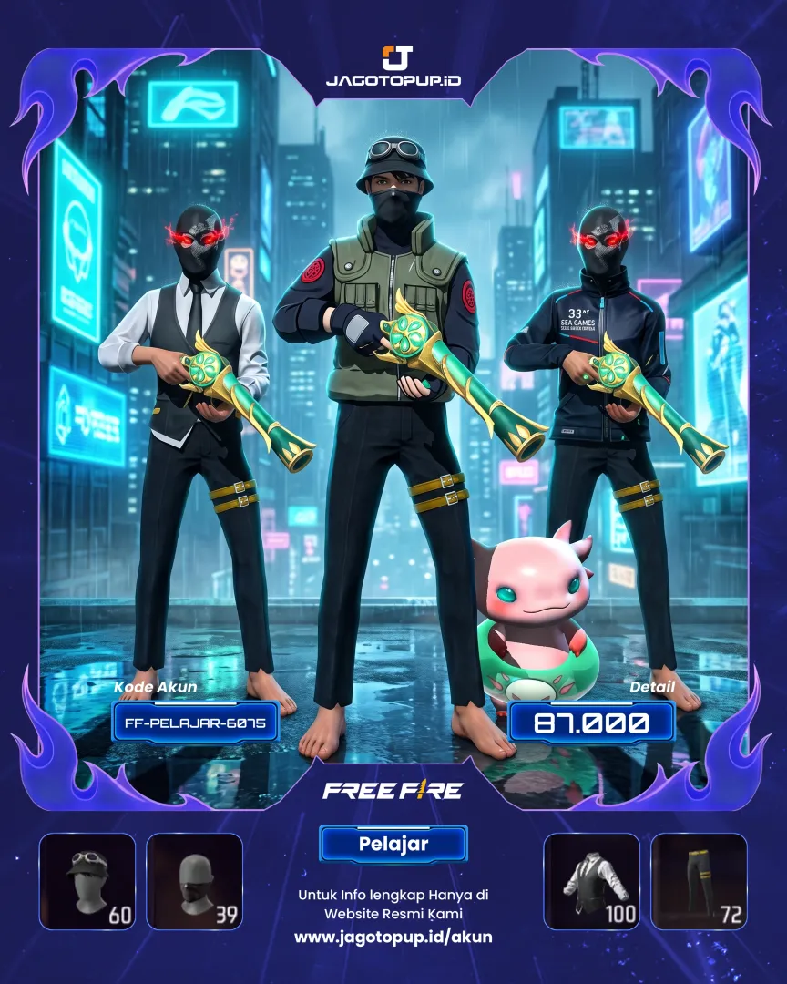 AKUN FF SG TROMPET KAKASHI KOLABORASI NARUTO