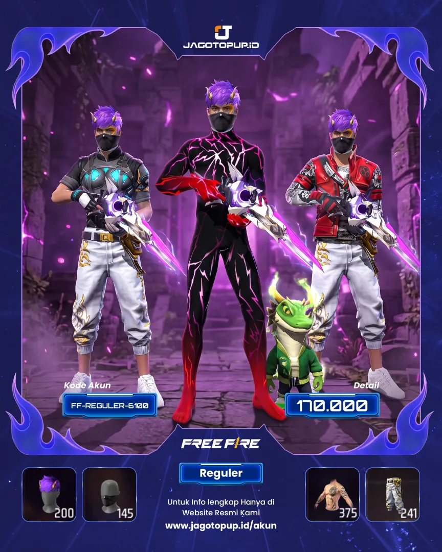 AKUN FF SG EVO OTW MAX! SUPER VOID