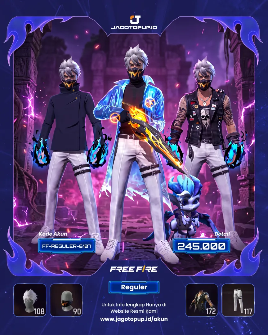 AKUN FF EVO MAX 2! SG 2 RASA PRIME 5 UNDERSEA RIPPLES