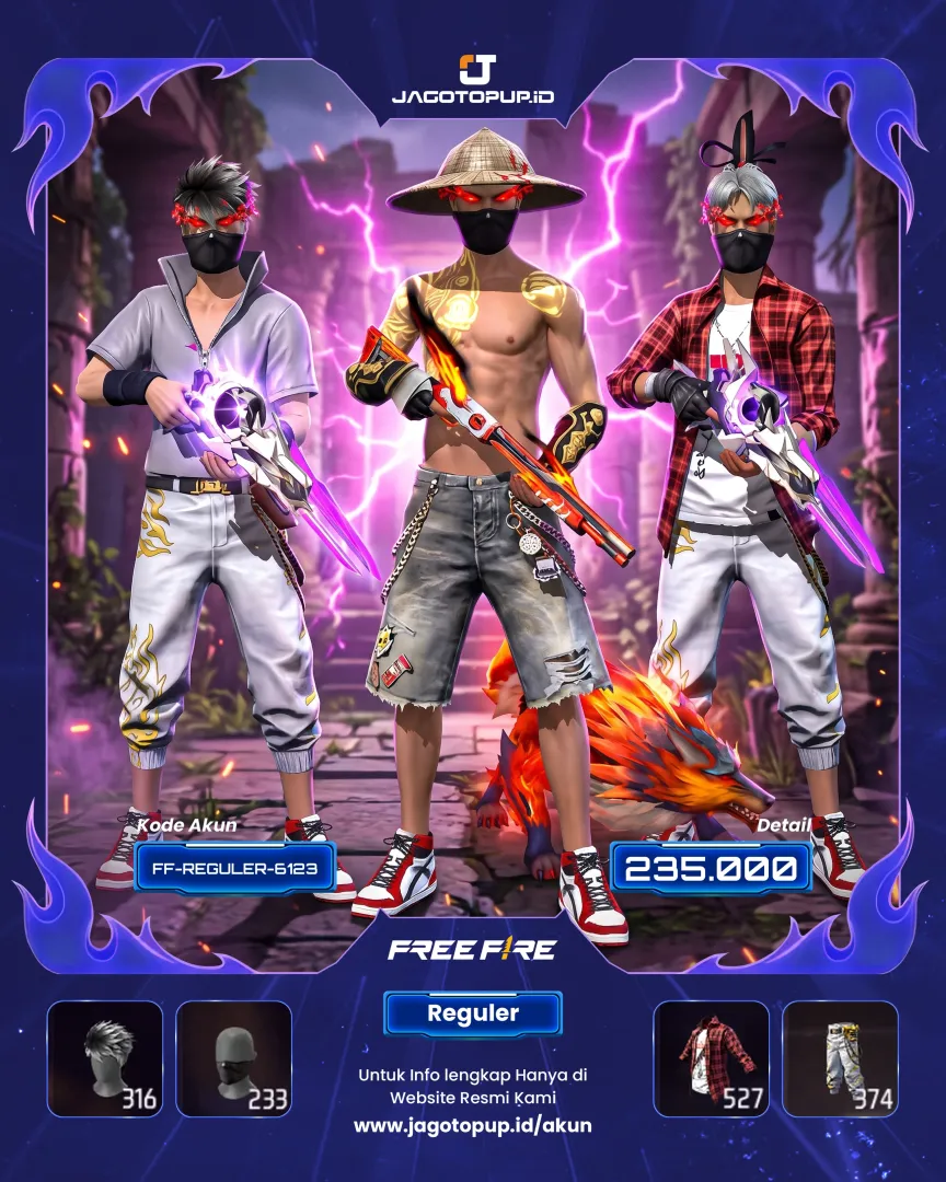AKUN FF SASUKE! SG2 EVO MAX SG WINTERLAND SUPER PIXEL