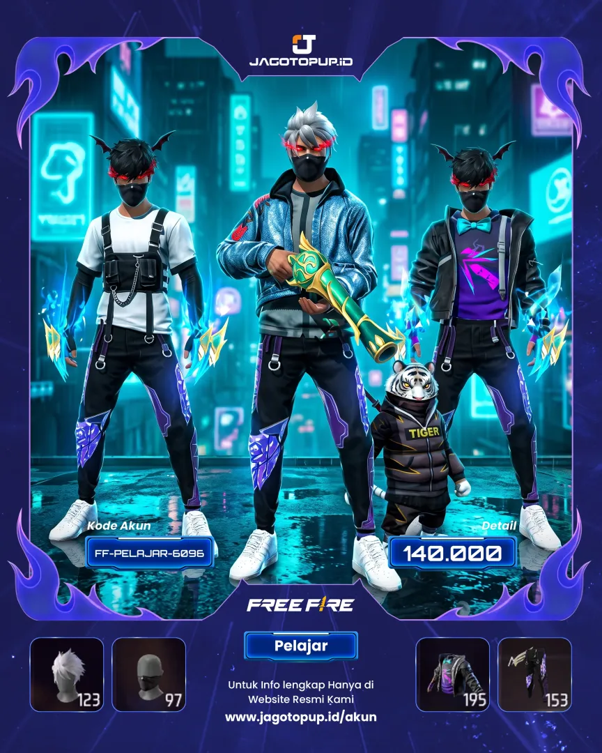 AKUN FF TINJU EVO MAX! TRENDY CLUBER LUSH CLUBER