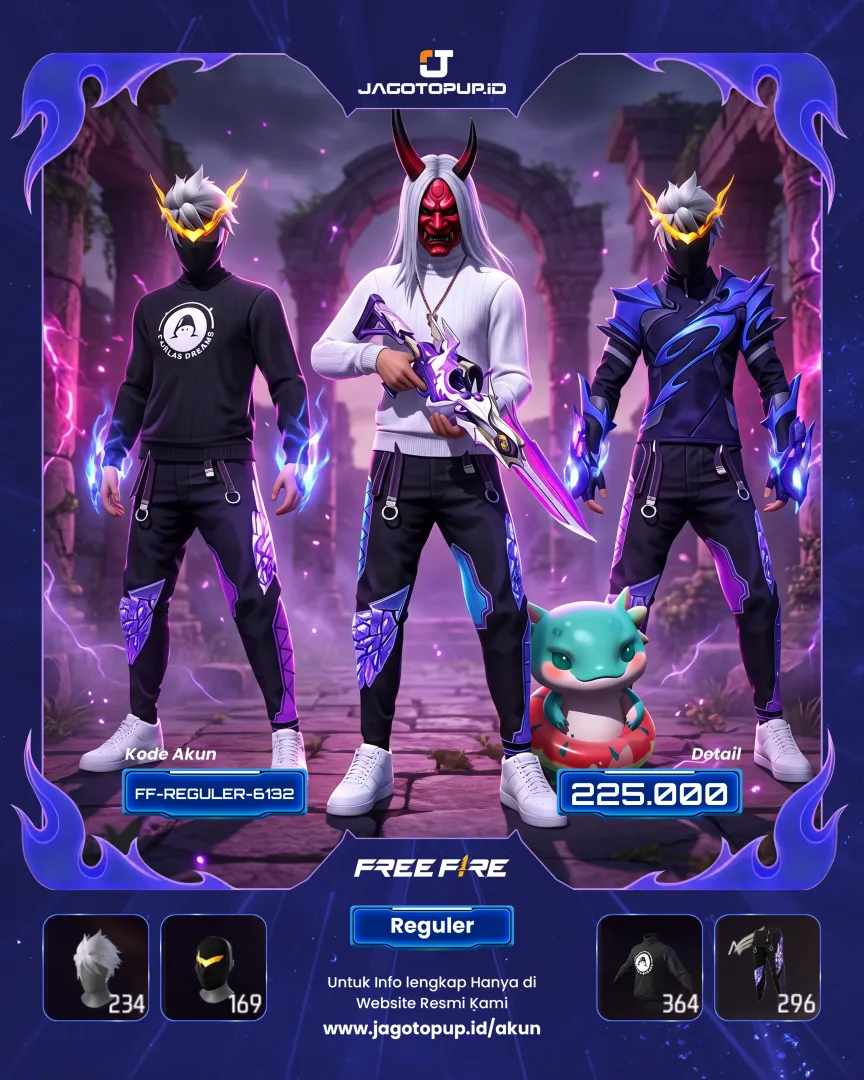 AKUN FF SULTAN SG2 EVO MAX + EVO GUN OTW MAX & LOOK CHANGER SERIGALA! 🔥