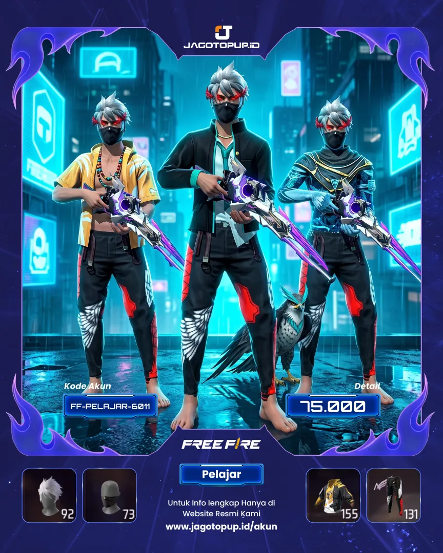 AKUN FF SG2 EVO OTW MAX