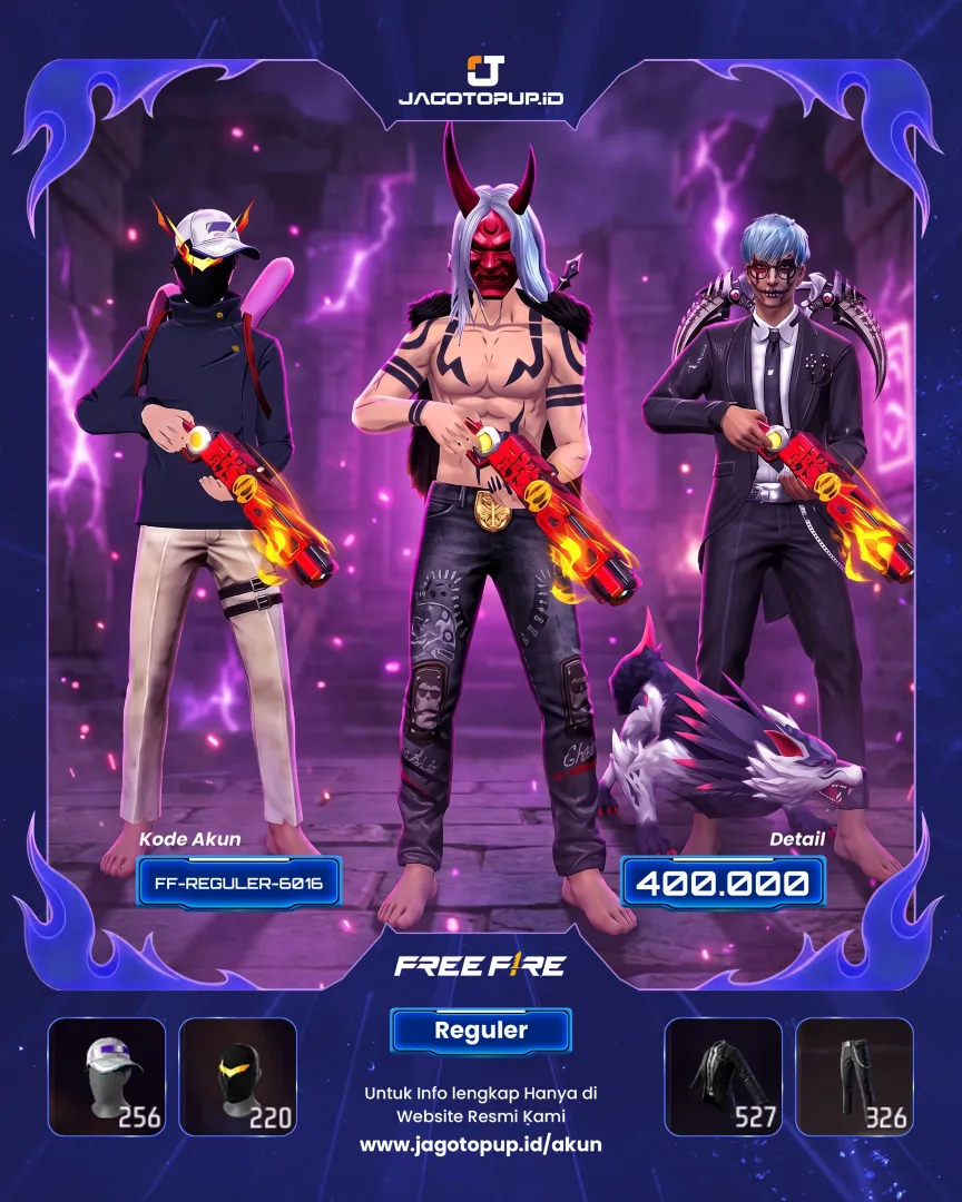 AKUN FF SG OPM VAULT 500