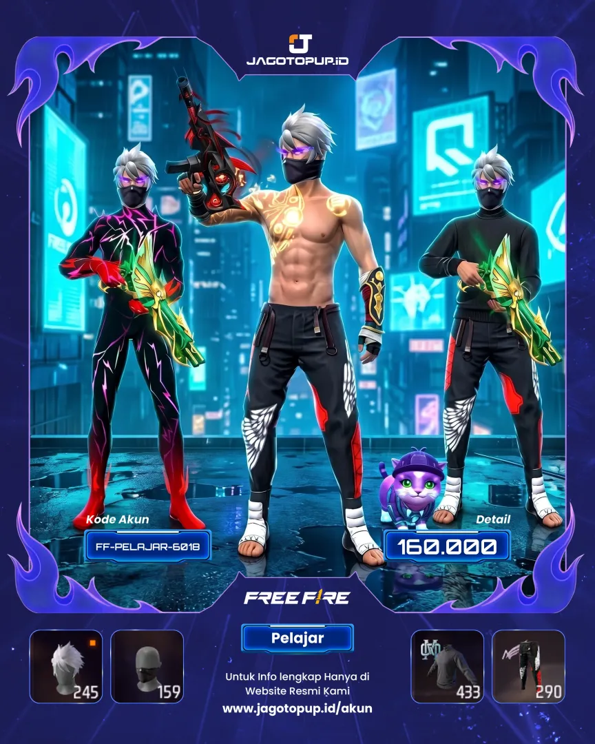 AKUN FF VAULT JIBUN EVO MAX