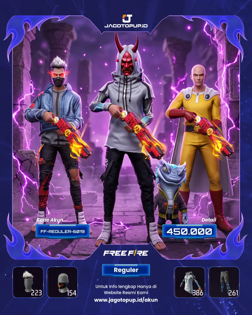 AKUN FF SG2 OPM EVO MAX