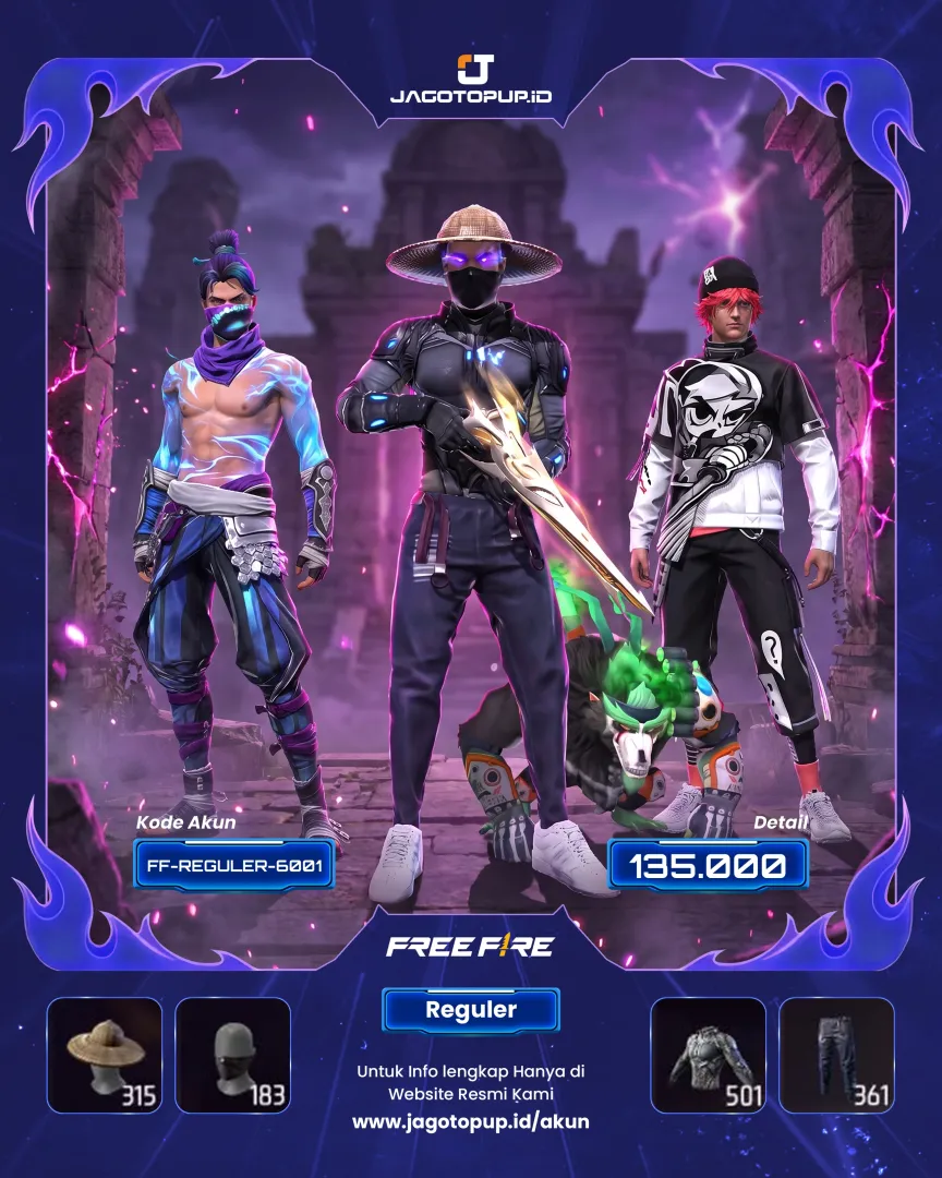 Akun FF SG EVO VAULT 500+