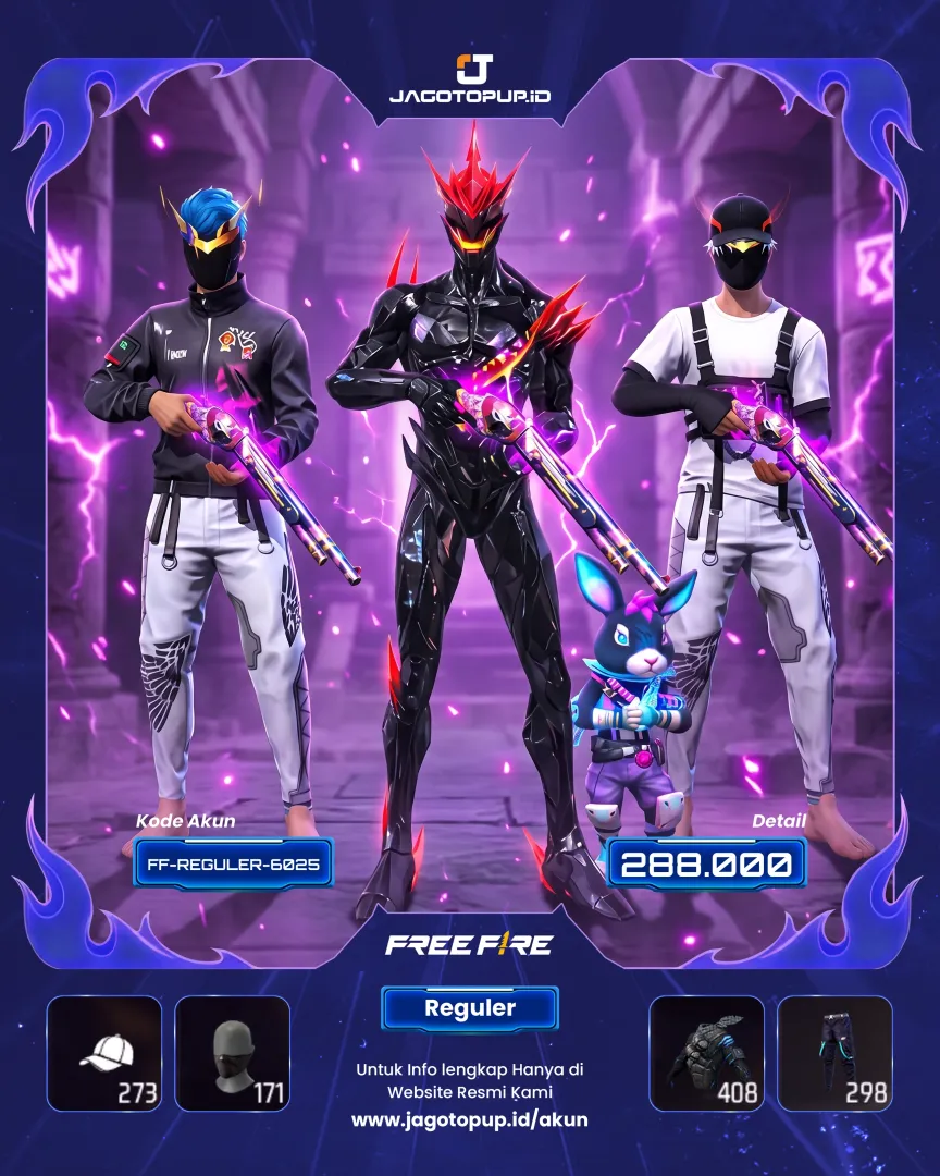 AKUN FF SG RAPPER EVO 2