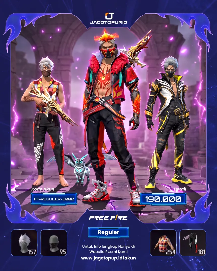 Akun FF SG OMPET PRIME ASLI 5