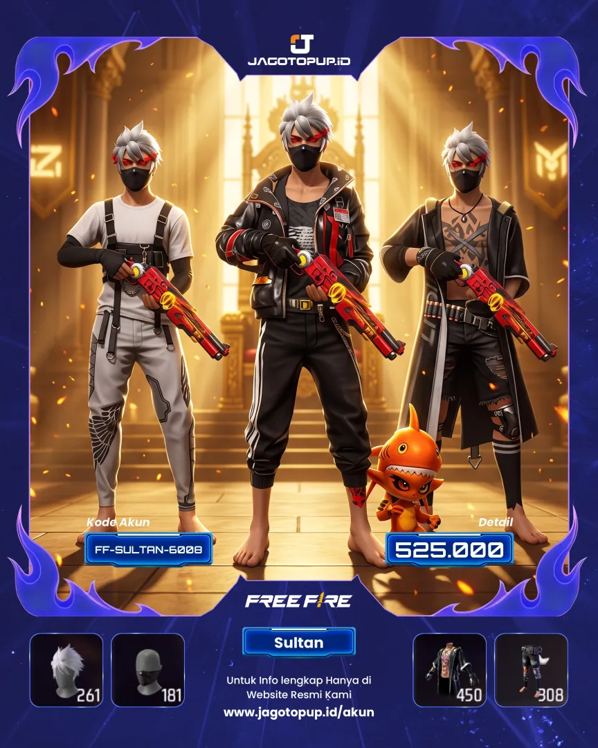 AKUN FF SULTAN SG2 OPM GENJI MURAH