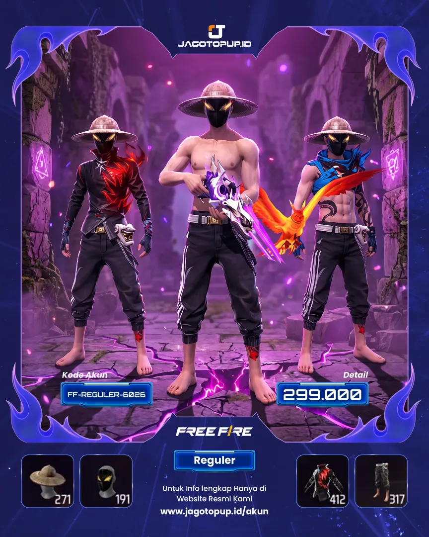 AKUN FF OTW MAX 4