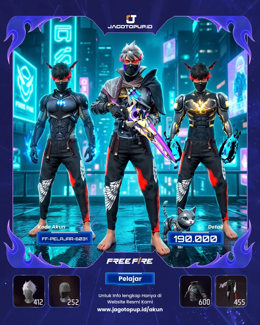 AKUN FF OTW MAX 2 VALUT JIBUN
