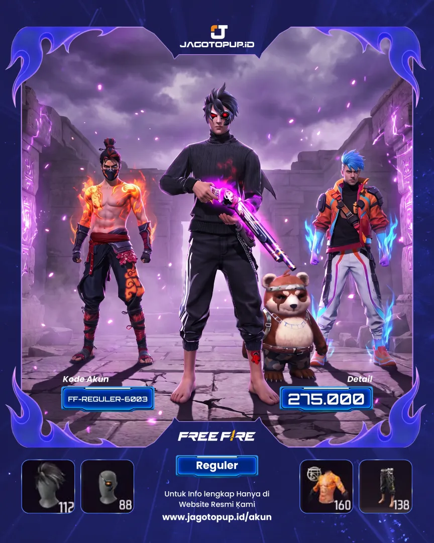 AKUN FF MURAH EVO TW MAX