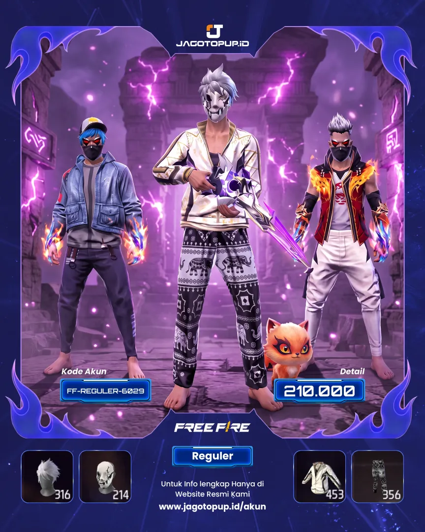 AKUN FF GAGAH OTW MAX 2 VAULT JIBUN