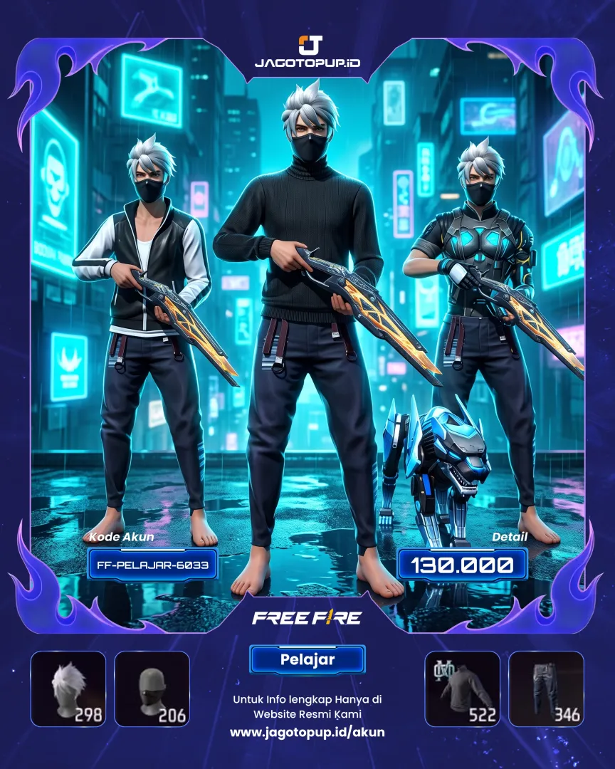AKUN FF SG METEOR VAULT JIBUN