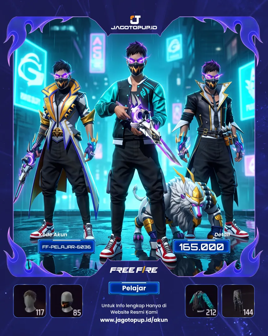 AKUN FF OTW MAX 2 GAGAH