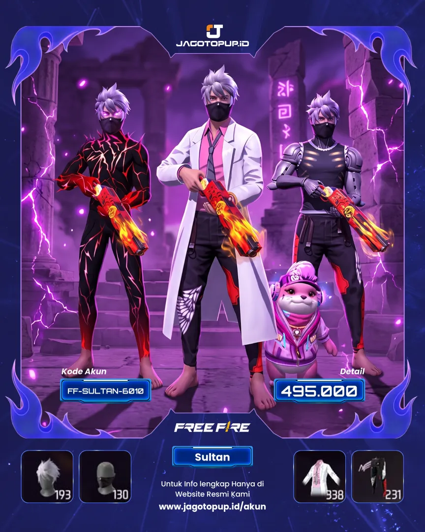 AKUN FF OPM GENOS KAKASHI OLD