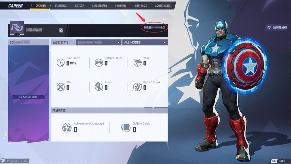 Panduan Letak ID Marvel Rivals