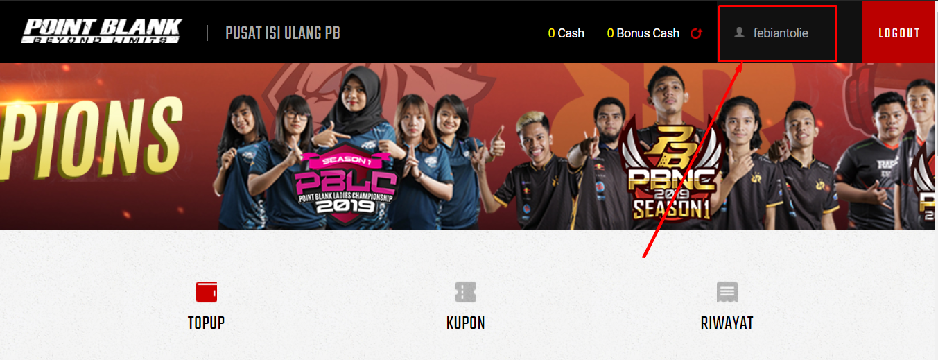 Panduan Letak ID Point Blank