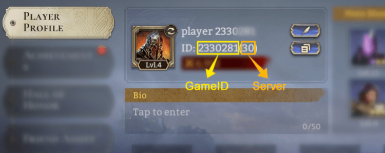 Panduan Letak ID Watcher Of Realms