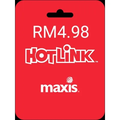 Top Up Maxis Hotlink Prepaid Murah