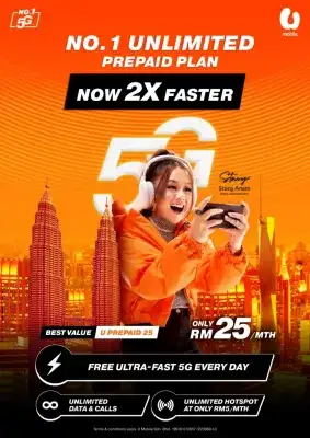 Top Up U Mobile Prepaid Murah