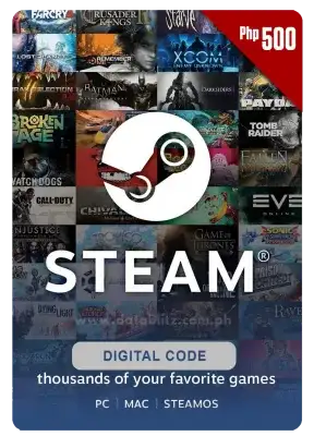 Top Up Steam Wallet Code - Philippines Murah