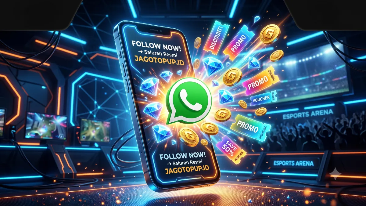 Jangan Ketinggalan Diskon! Ini Alasan Kamu Wajib Follow Saluran WhatsApp jagotopup.id
