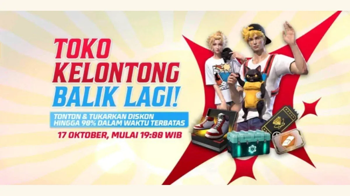 Event Toko Kelontong FF 17 Oktober 2026: Bocoran Item, Jadwal & Trik Diskon 90%
