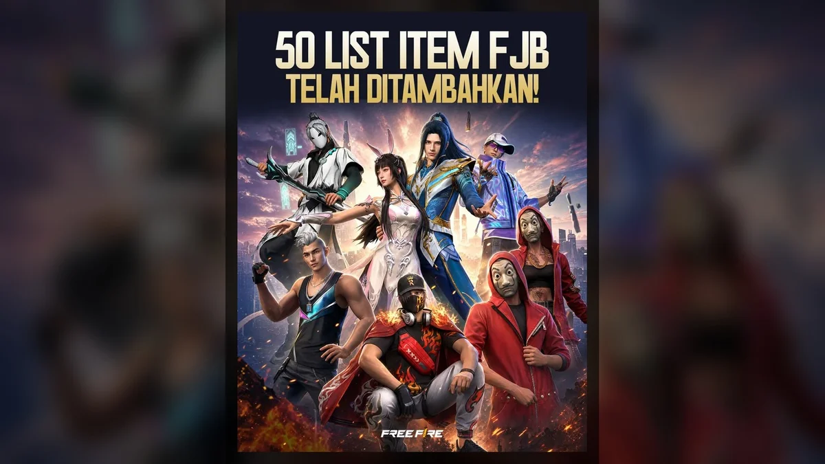 50 List Item FJB Free Fire Terbaru: Sistem P2P & Cara Belinya
